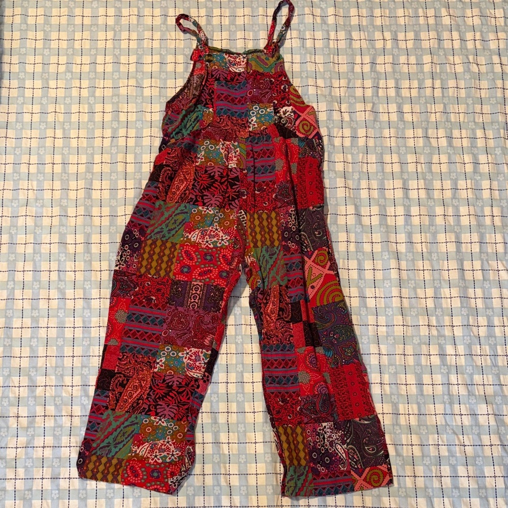 Patchwork Multicolor Jumpsuit - image 1